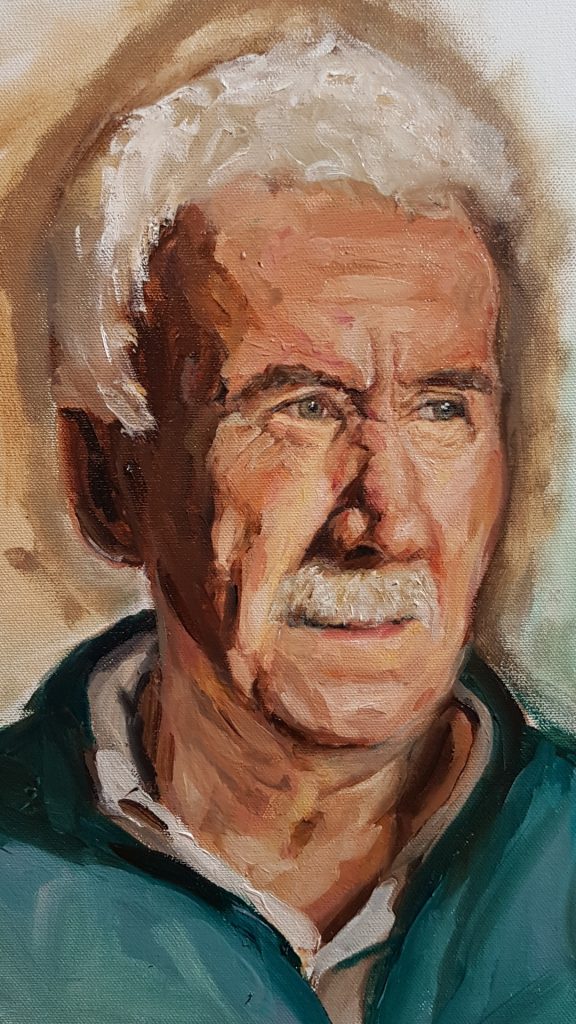 Portrait of Gerry Howe. from Liscannor