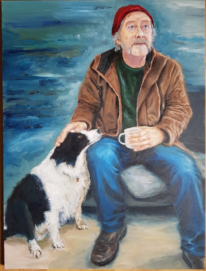 Man of Doonagore. Oil on canvas. 80cm x 80cm